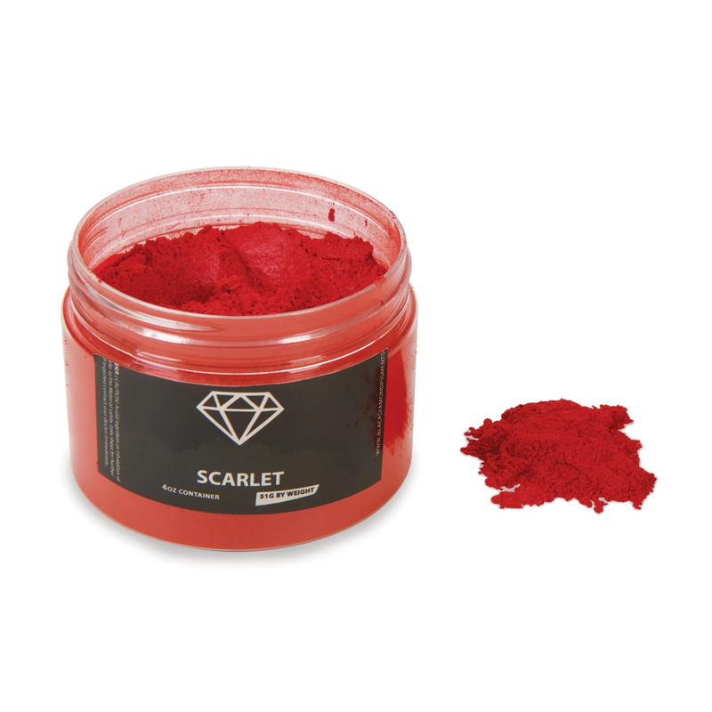 Mica Powder - 51 Grams - Color:Scarlet